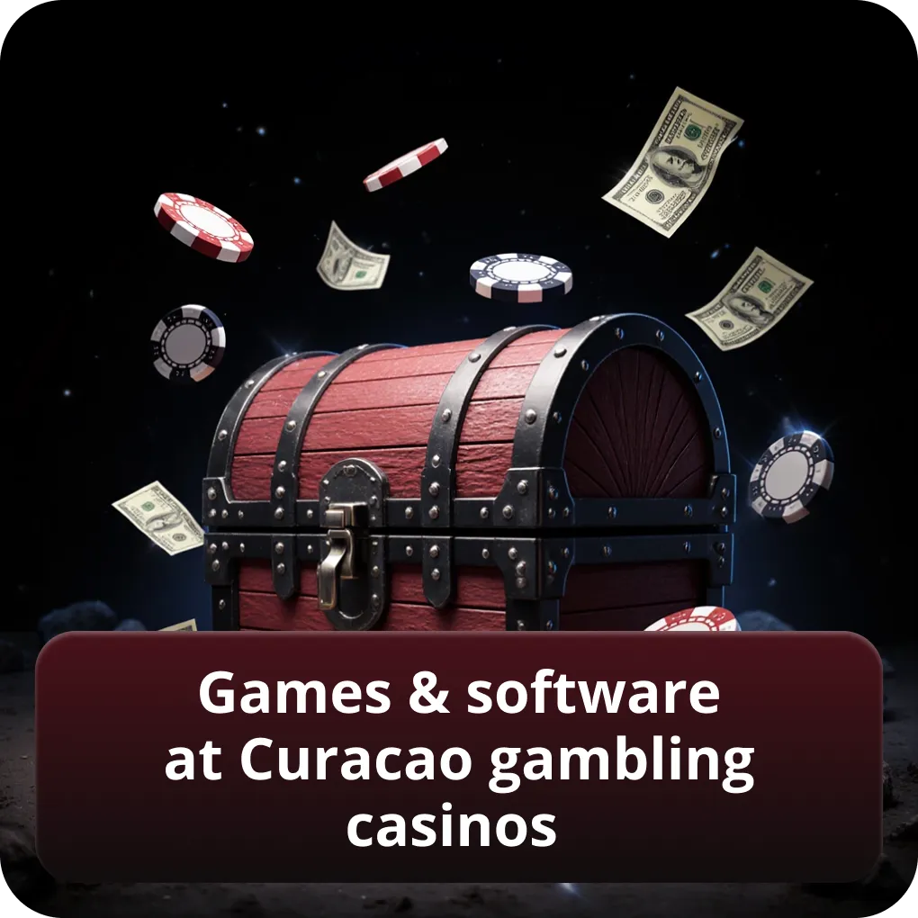 Games & software at Curacao gambling casinos