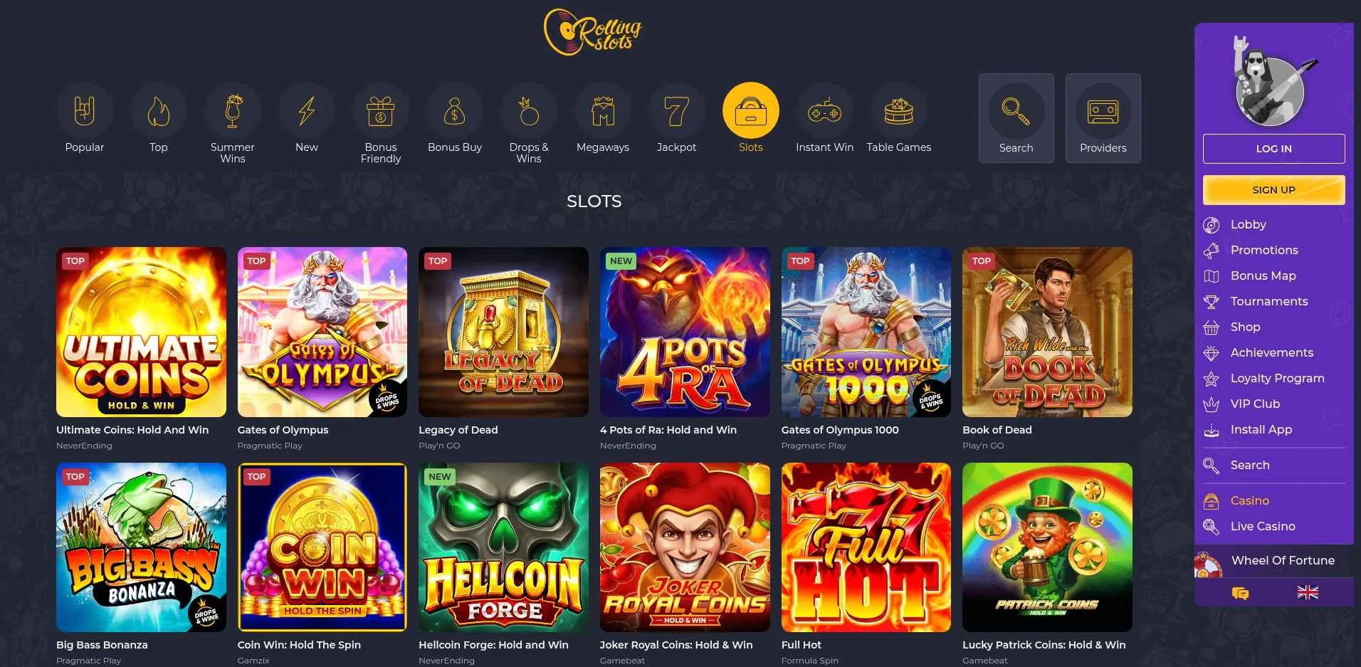 Top non GamStop online casinos UK game variety
