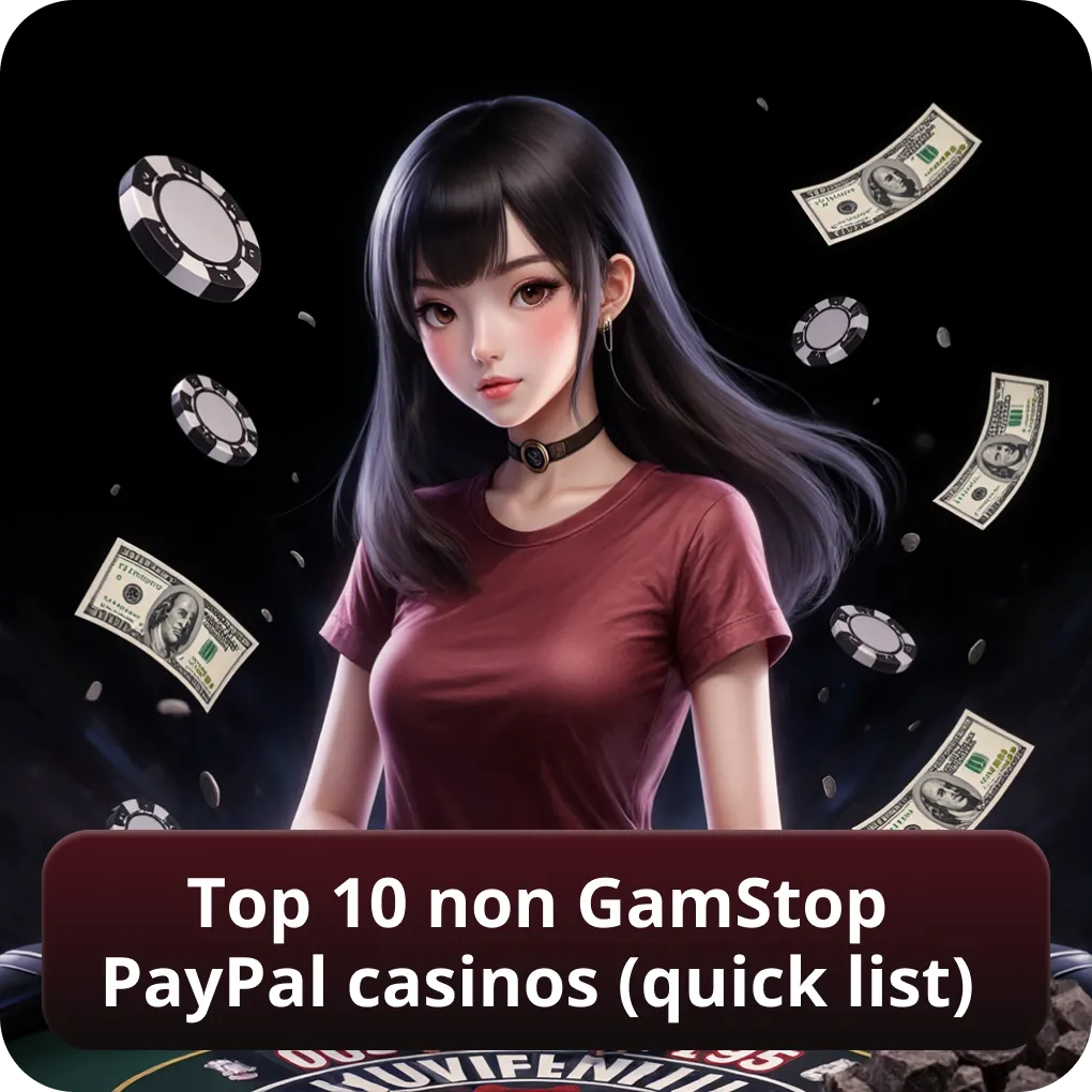 Top 10 non GamStop PayPal casinos UK 2026