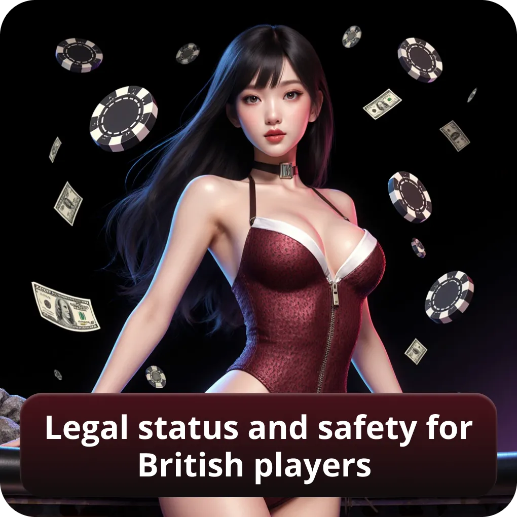 Legal status and safety of non UK casinos for British players