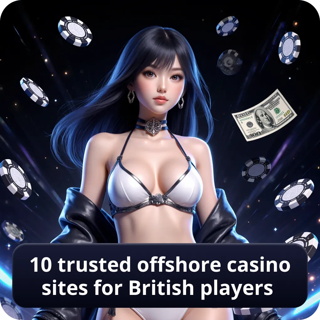 10 trusted offshore casino sites for British players